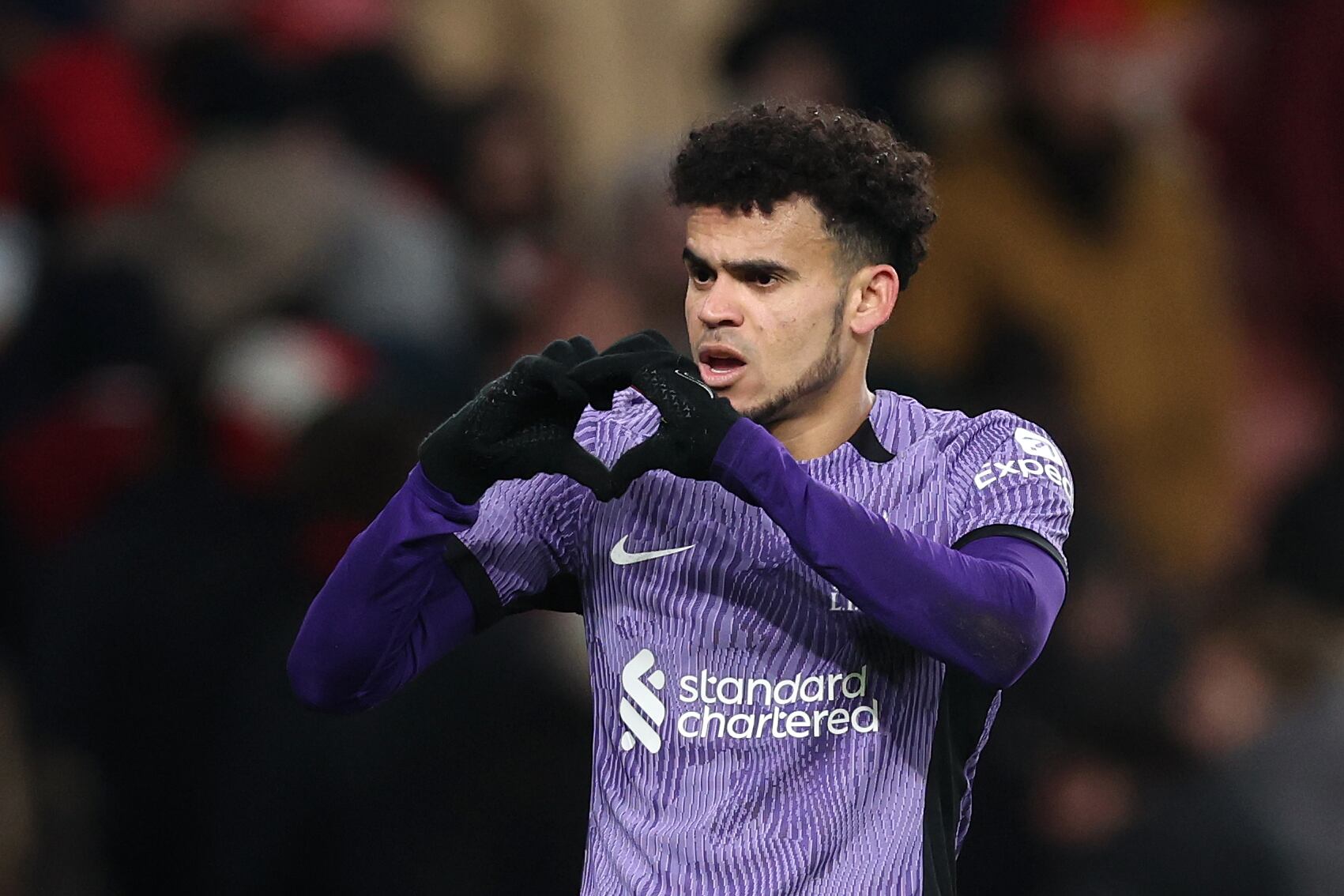 Luis Diaz del Liverpool. Foto: Julian Finney/Getty Images)