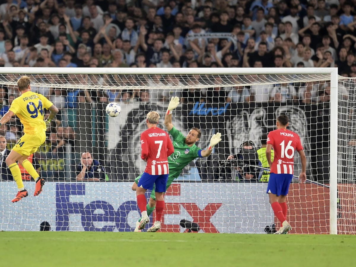 Video: con gol de su arquero, la Lazio empató 1-1 contra Atlético de Madrid en Champions