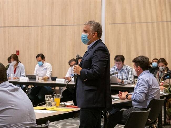 El mandatario aseguró que los bloqueos "son actos agresivos, porque afectan el ejercicio pleno de los derechos de los ciudadanos”.. Foto: Colprensa