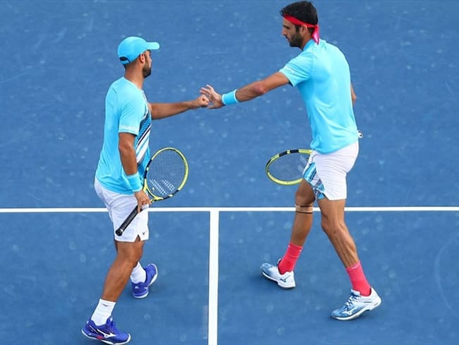 La dupla colombiana de tenistas Juan Sebastián Cabal y Robert Farah. Foto: Getty Images