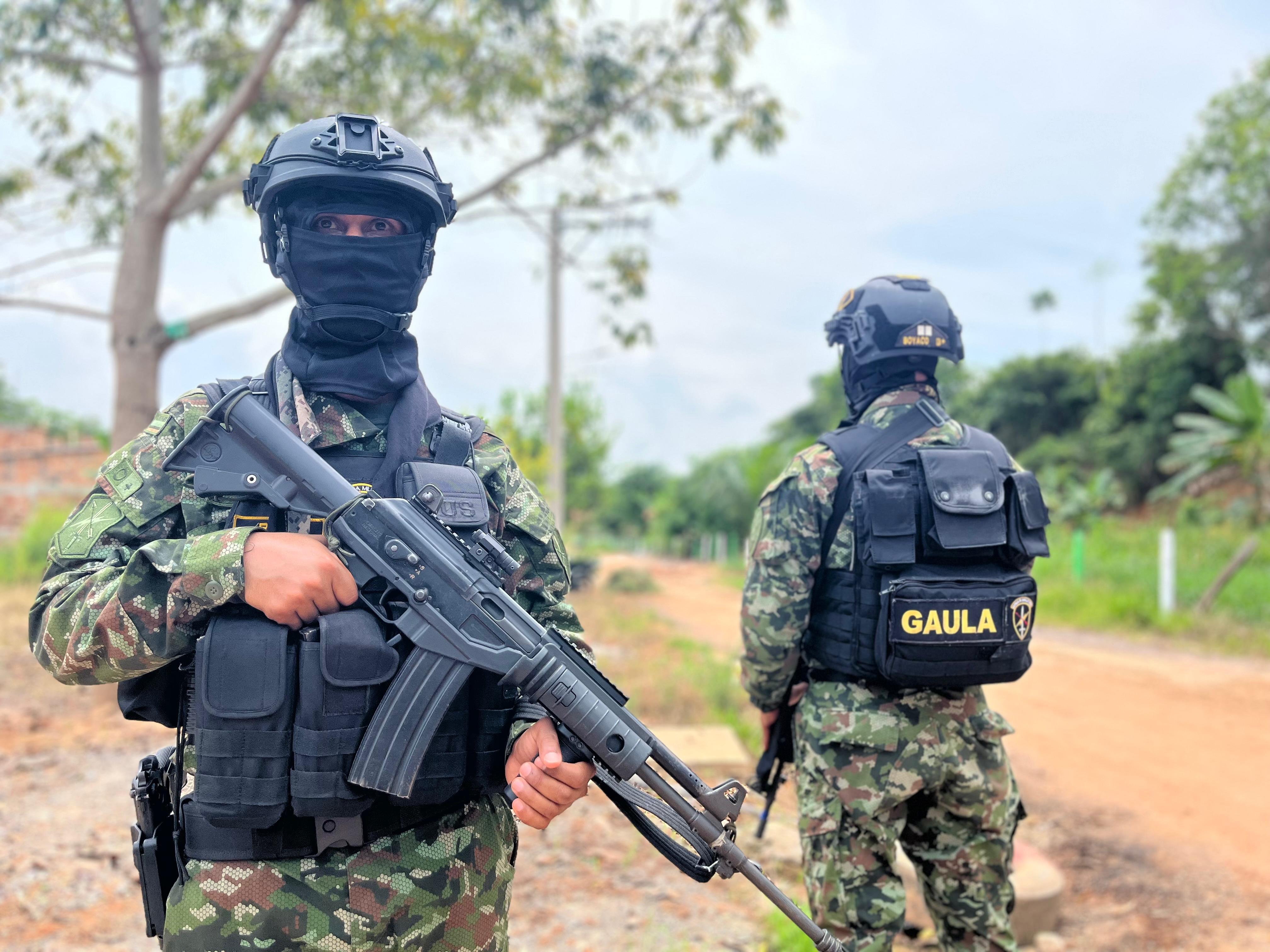 Se activará el Gaula Militar para el Magdalena Medio. Foto: Quinta Brigada. 