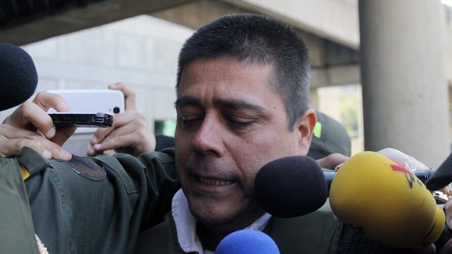 El mayor (r) Juan Carlos Meneses Quintero es el principal testigo contra el ganadero Santiago Uribe. Foto: Colprensa / GERMÁN ENCISO