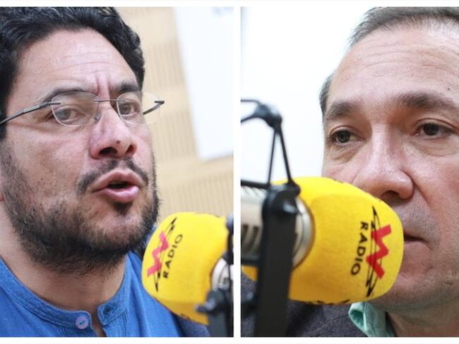 Antonio Sanguino e Iván Cepeda denunciaron en La W seguimientos y chuzadas por parte de la Dirección Nacional de Inteligencia.. Foto: W Radio