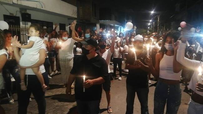 Celeste falleció tras permanecer hospitalizada por más de 48 horas en la clínica Imbanaco, debido a la gravedad de la herida que sufrió en la cabeza. Foto: Cortesía