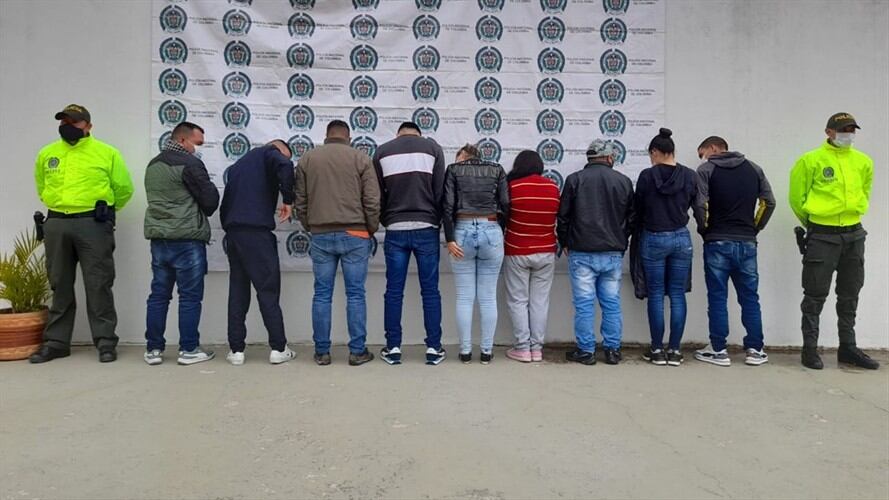 Personal de la Sijin de Policía de Boyacá adelantó operativos en Villavicencio (Meta) y Pasto (Nariño). Foto: Fiscalía General de la Nación