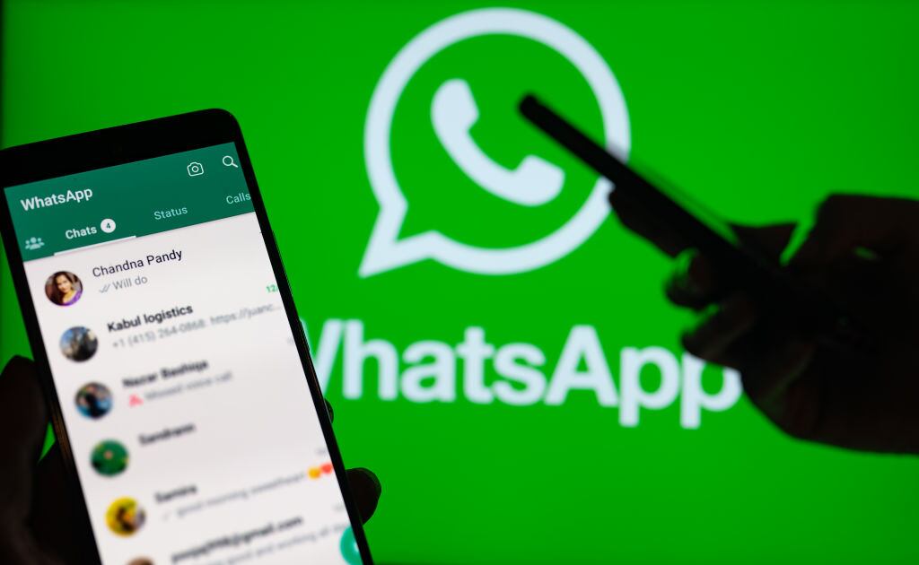 WhatsApp mobile (Photo illustration by Jonathan Raa/NurPhoto via Getty Images)