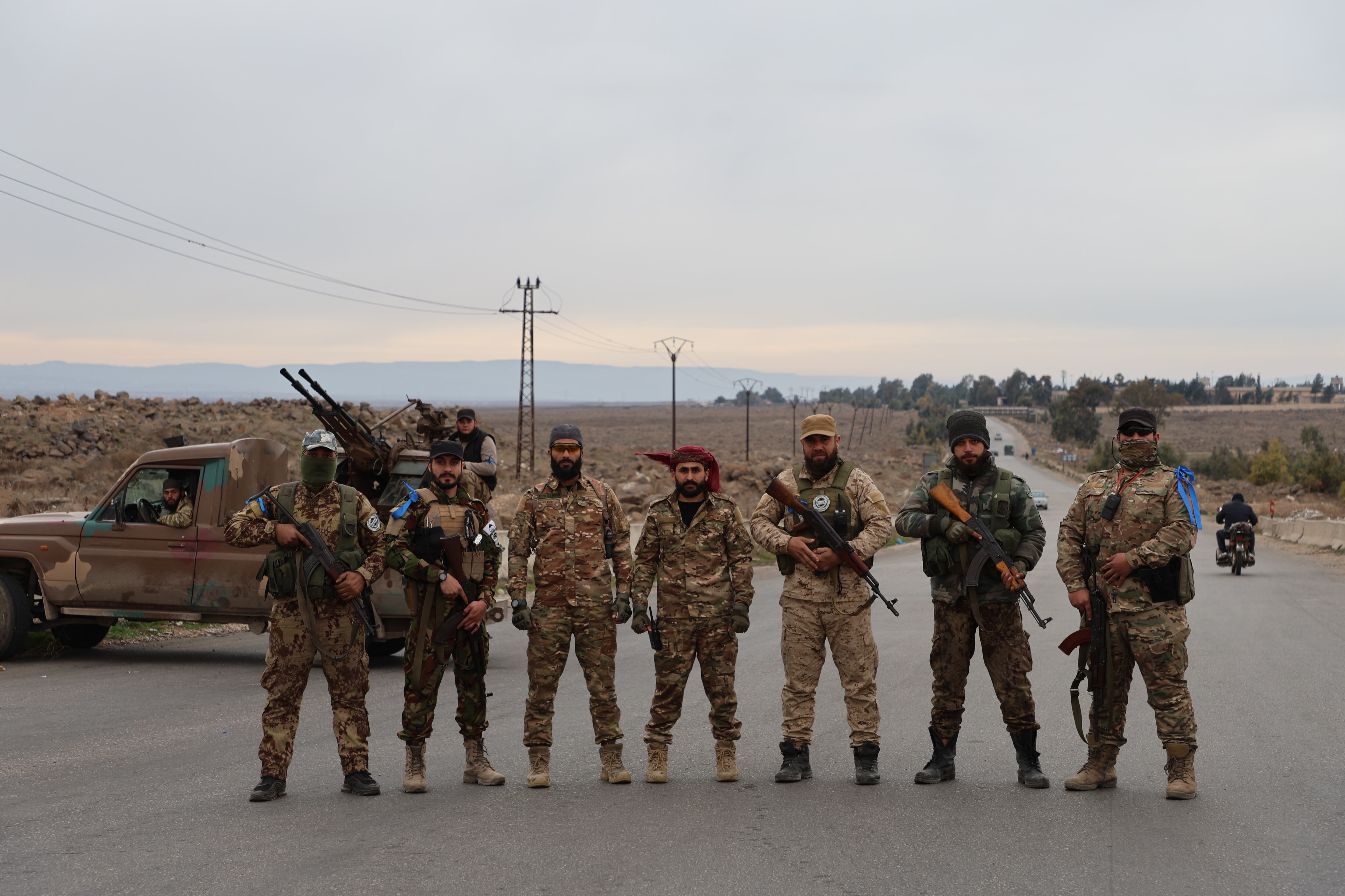 Militares Siriros. FOTO: Hisam Hac Omer/Anadolu via Getty Images