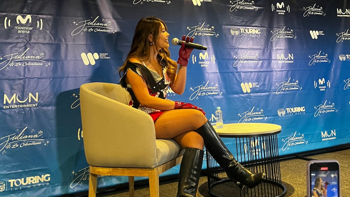 “Haremos un homenaje a Colombia”: Juliana sobre su primer Movistar Arena