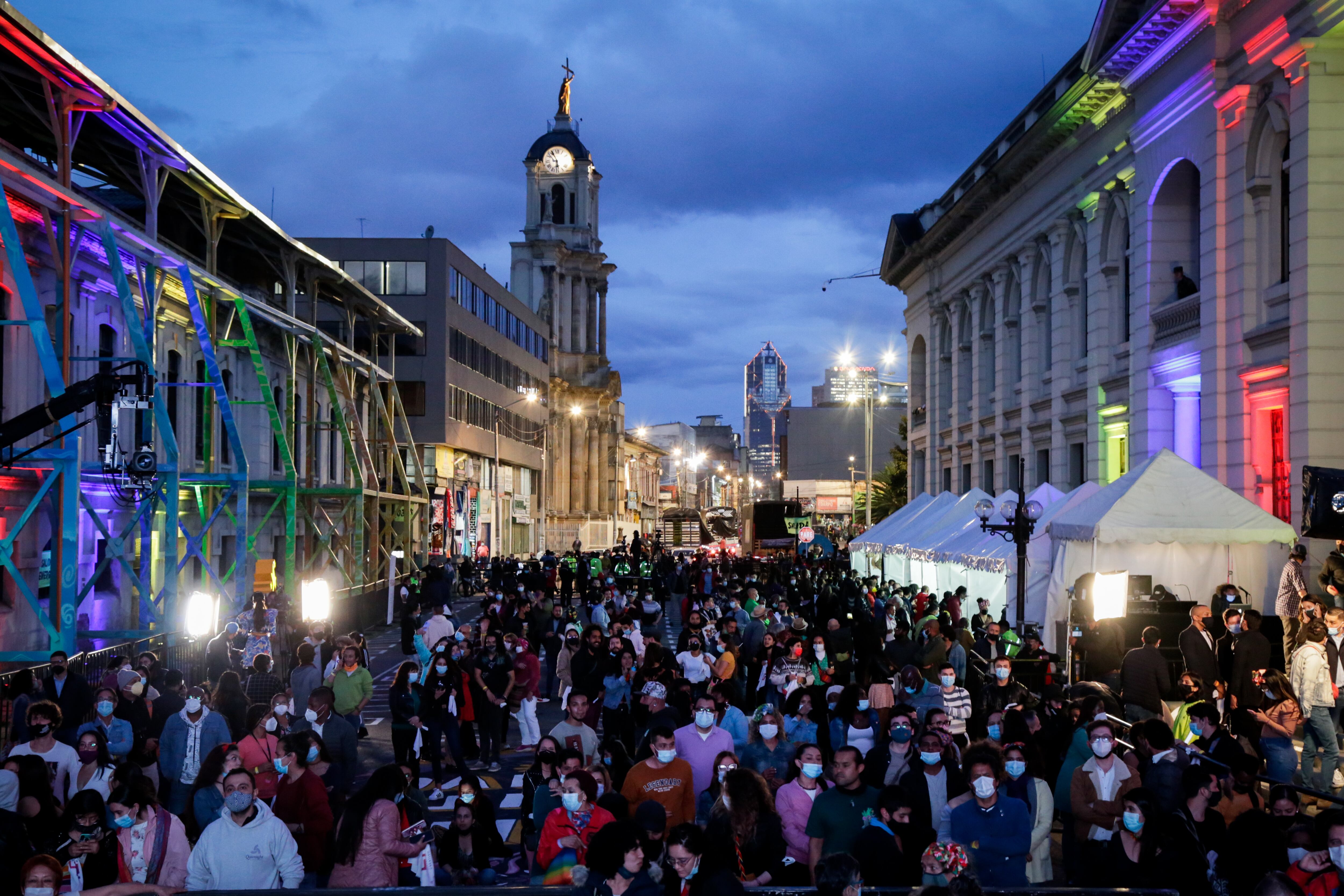 El Petronio Álvarez celebra sus 25 años en el Bronx Distrito Creativo de la ciudad de Bogotá. (Colprensa - Mariano Vimos).
