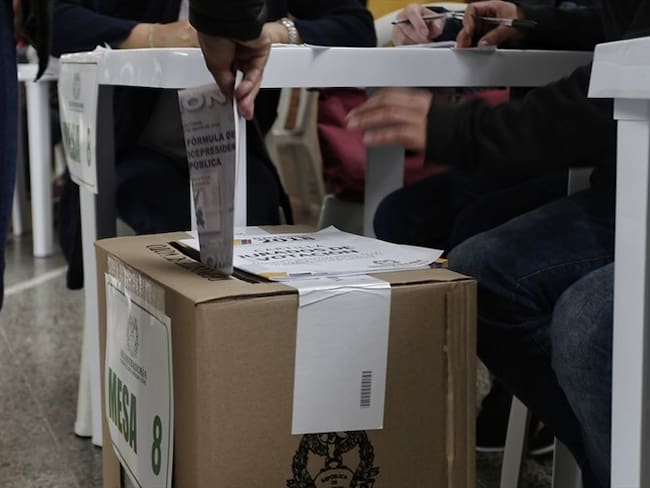 Imagen de referencia de votaciones en Colombia. Foto: Colprensa - Sofía Toscano