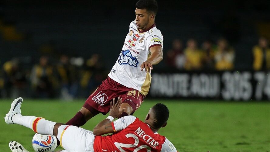 Santafe - Tolima uno de los duelos más atractivos de la fase de cuartos de final . Foto: Colprensa