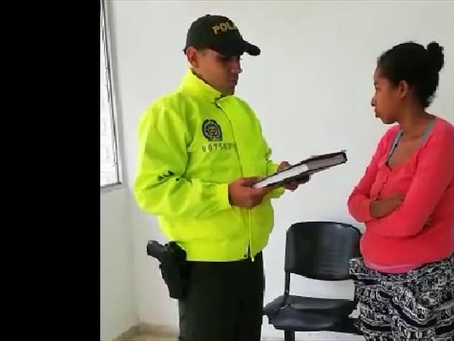 La Policía Nacional informó que fue capturada una mujer identificada como Yadi Xiomara Daza Mestizo. Foto: Policía