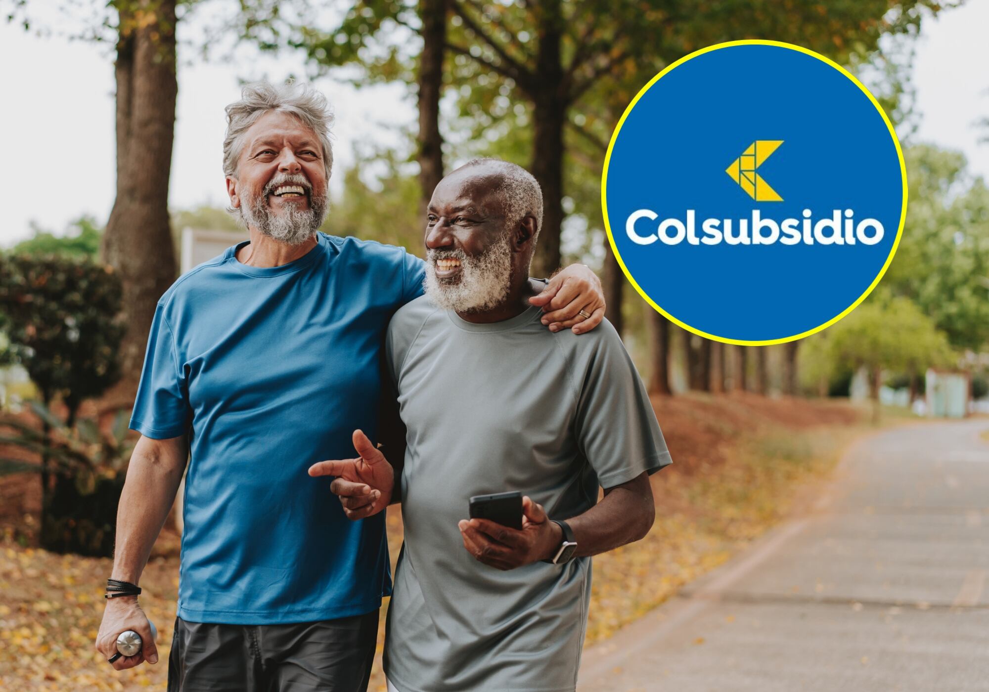 Imagen de referencia y logo de Colsubsidio. Foto: Getty Images / Colsubsidio