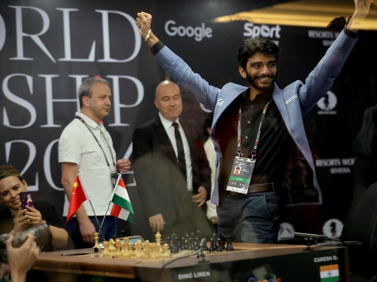 Premio histórico: Gukesh se convirte en el campeón más joven ganando el Mundial de Ajedrez