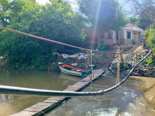 Tubería del barrio Villa Leidy en Santa Marta. Foto: Essmar
