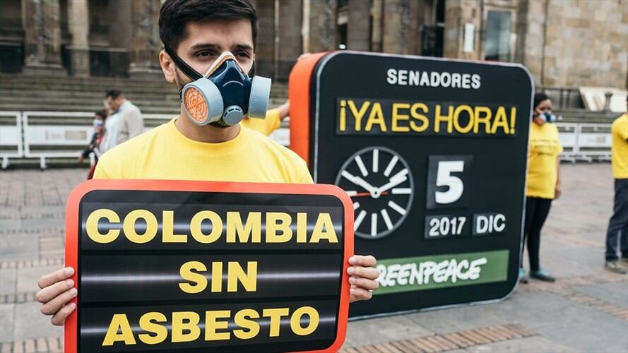 Proyecto que prohíbe uso de asbesto, a un paso de ser ley. Foto: Colprensa