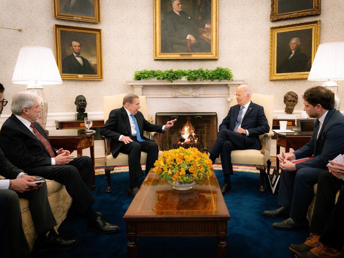 Presidente Biden recibió a Edmundo González en la Casa Blanca: detalles del encuentro