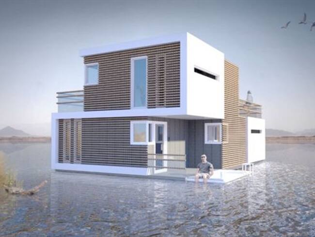La "casa prenupcial" se construirá en su versión flotante y para tierra. Foto: BBC Mundo.