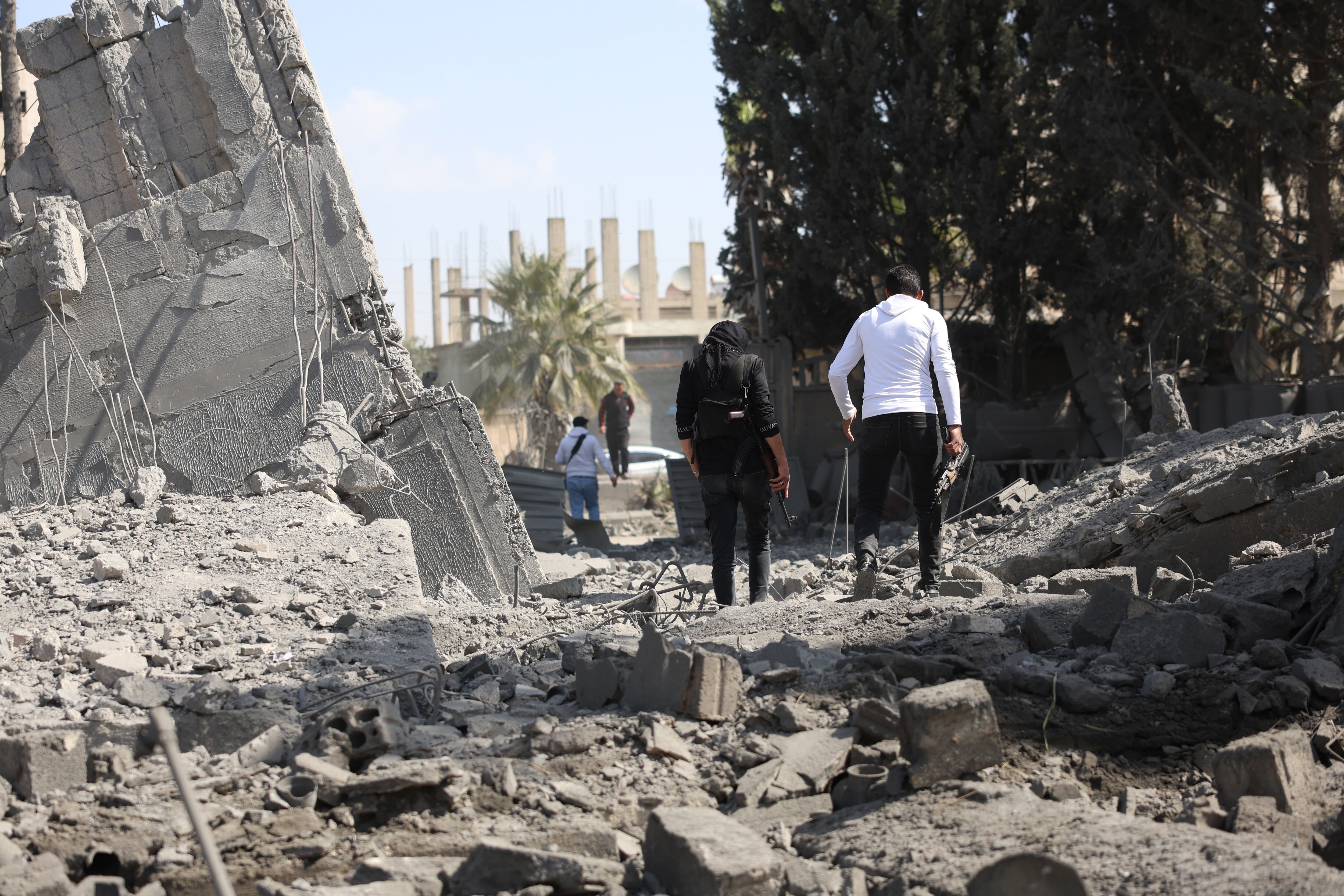 Ataque israelí en Gaza. FOTO: EFE/EPA/MOHAMMED AL RIFAI