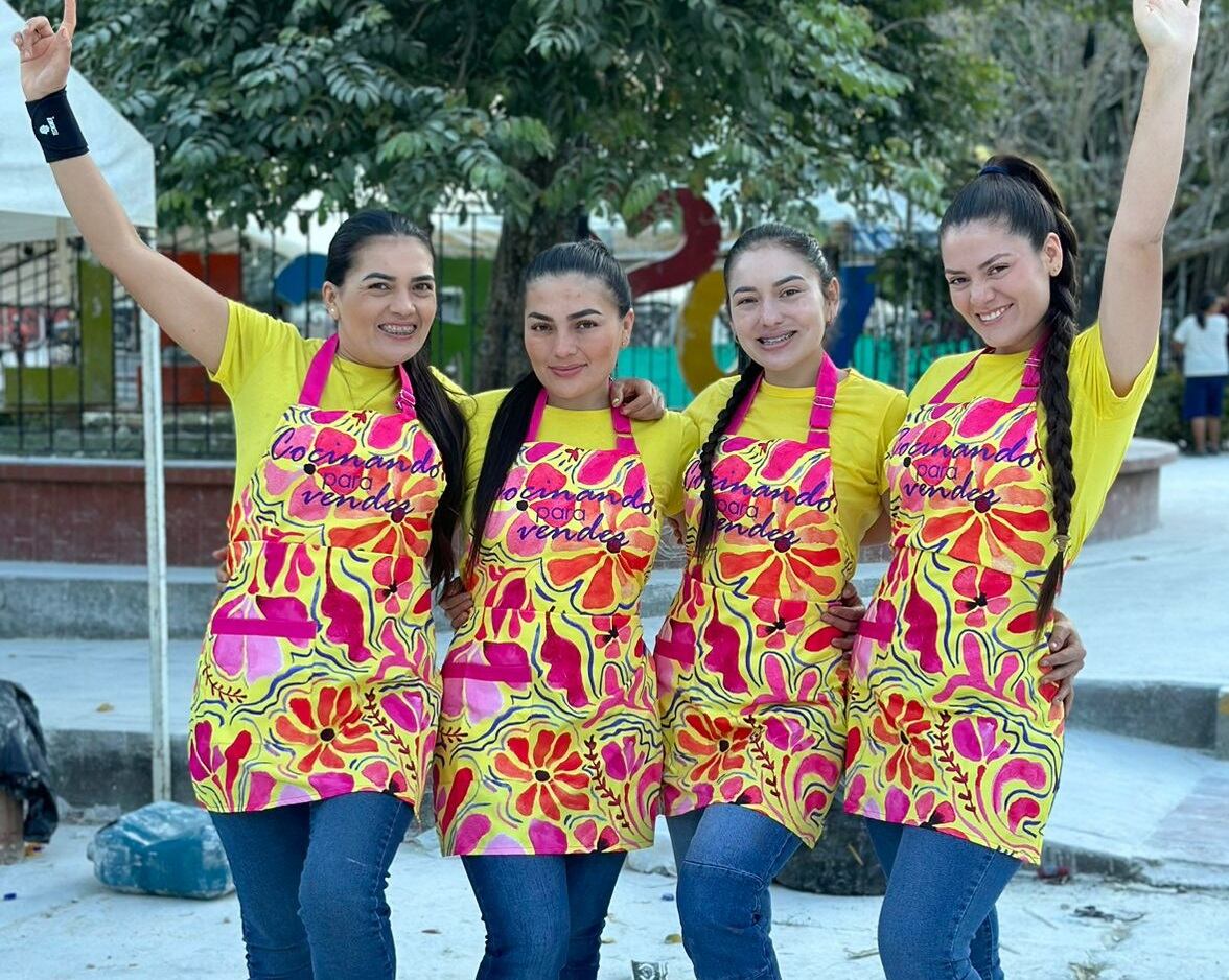 La comida auténtica de Argelia, Cauca, un exitoso emprendimiento liderado por mujeres. Foto: Suministrada.
