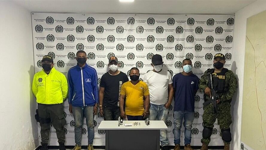 Los capturados serán procesados por concierto para delinquir. Foto: Cortesía