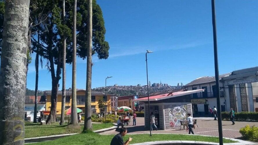 De varias puñaladas fue asesinado un hombre en Villamaría. Foto: Tomada por Óscar M. Ramírez.