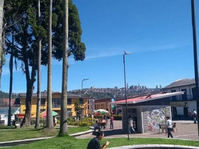 De varias puñaladas fue asesinado un hombre en Villamaría. Foto: Tomada por Óscar M. Ramírez.