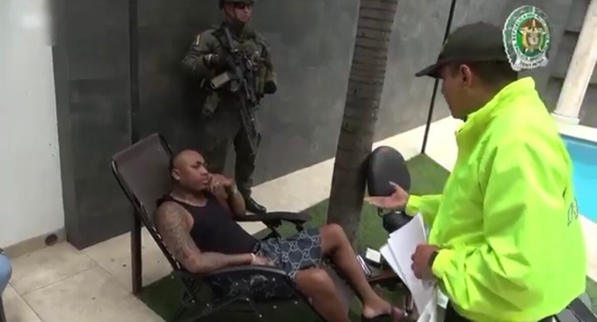 Captura de alias ‘Tumaco’. Foto: cortesía Policía.