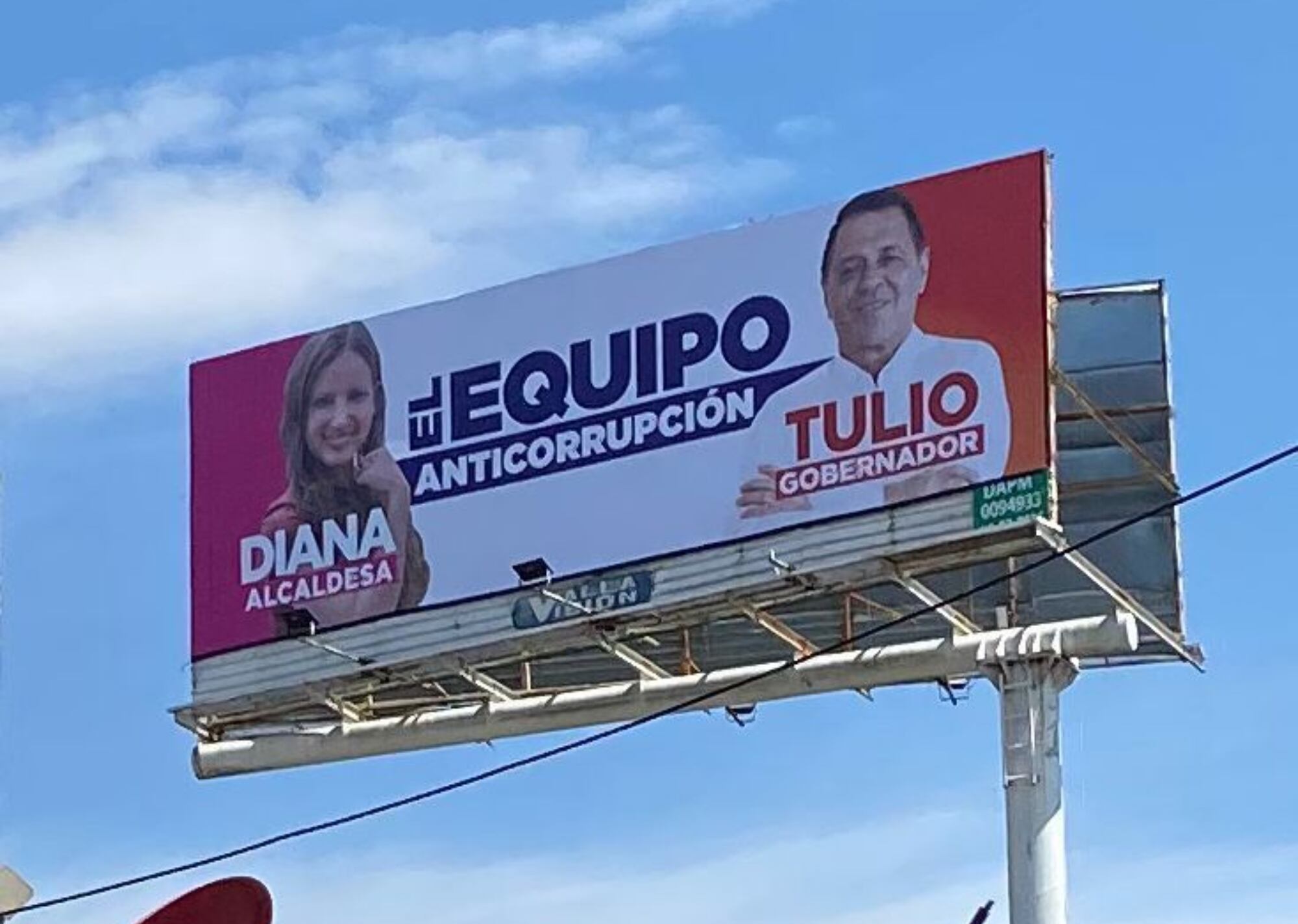 Valla publicitaria de la campaña de Diana Rojas a la Alcaldía de Cali | Foto: Suministrada