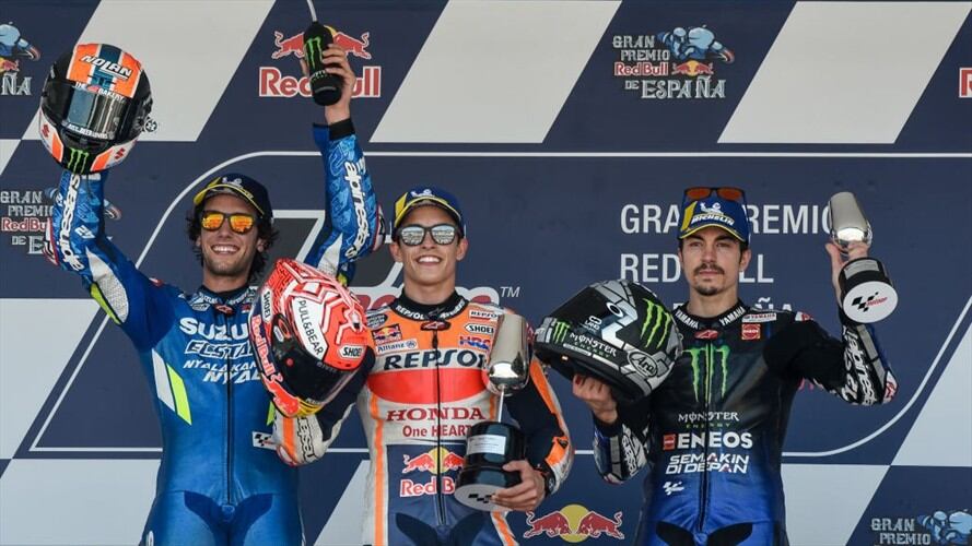 La copa de Jerez la levantó Marc Márquez en el gran campeonato de MotoGP. Foto: Getty Images