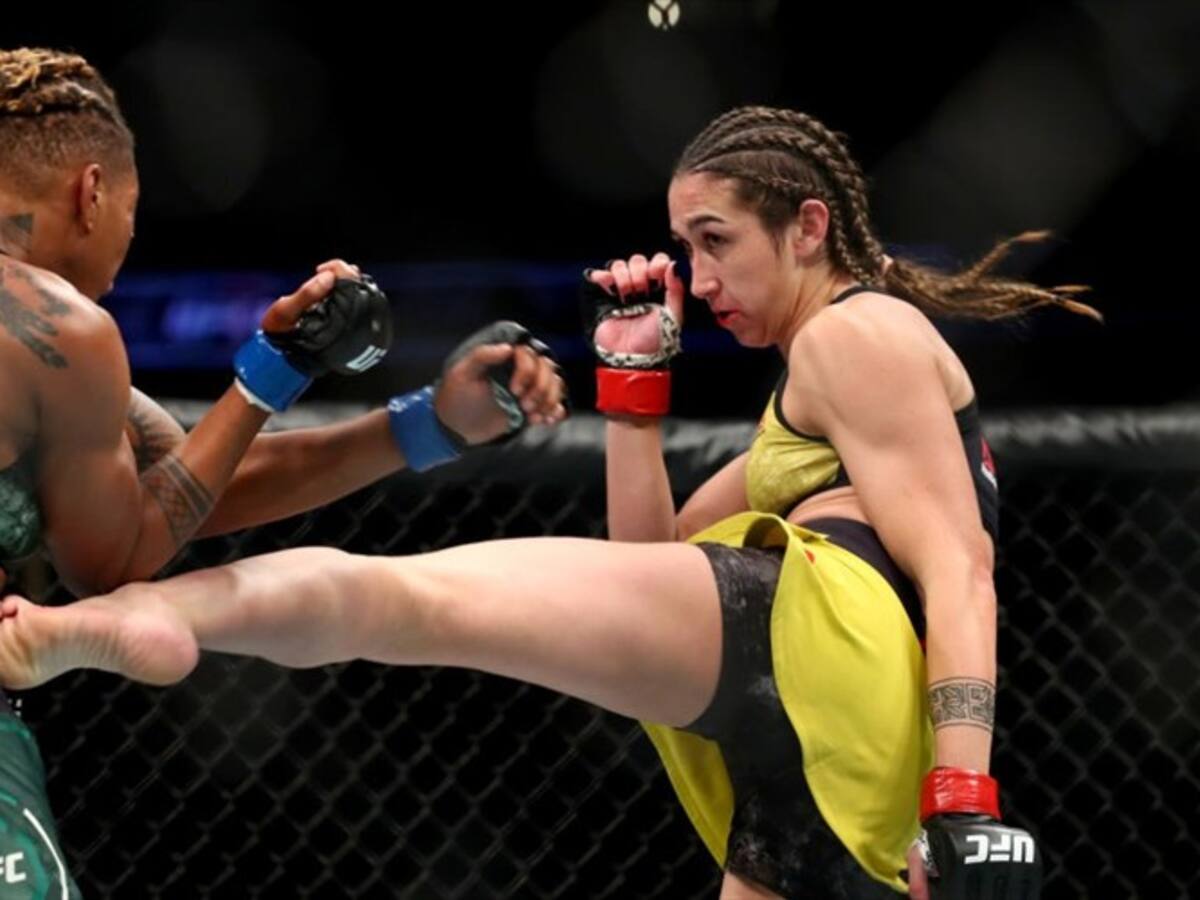 Sabina Mazo, primera colombiana en debutar con victoria en UFC