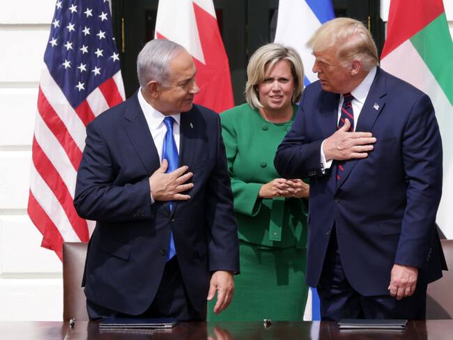 Benjamin Netanyahu y Donald Trump. I Foto: Alex Wong/Getty Images.
