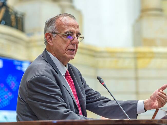 Iván Velásquez en el Senado. Cortesía: MinDefensa.