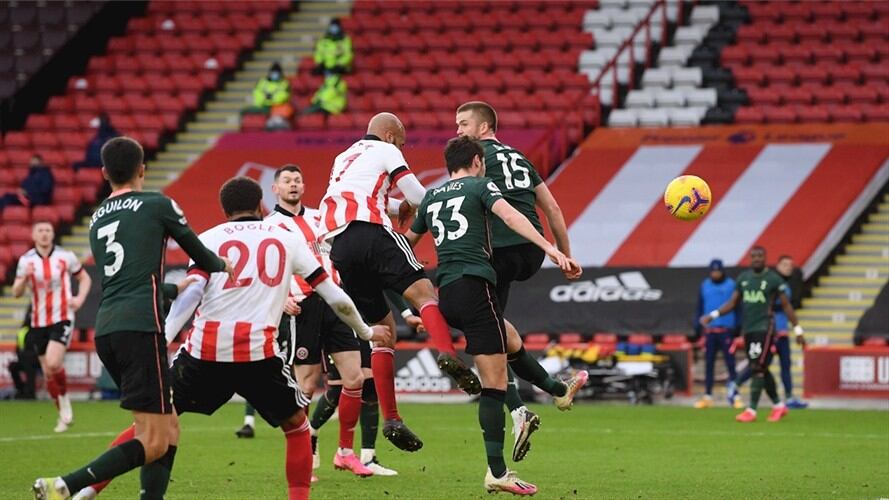 El Tottenham bate al colista Sheffield United y sigue a la caza del podio. Foto: Agencia EFE