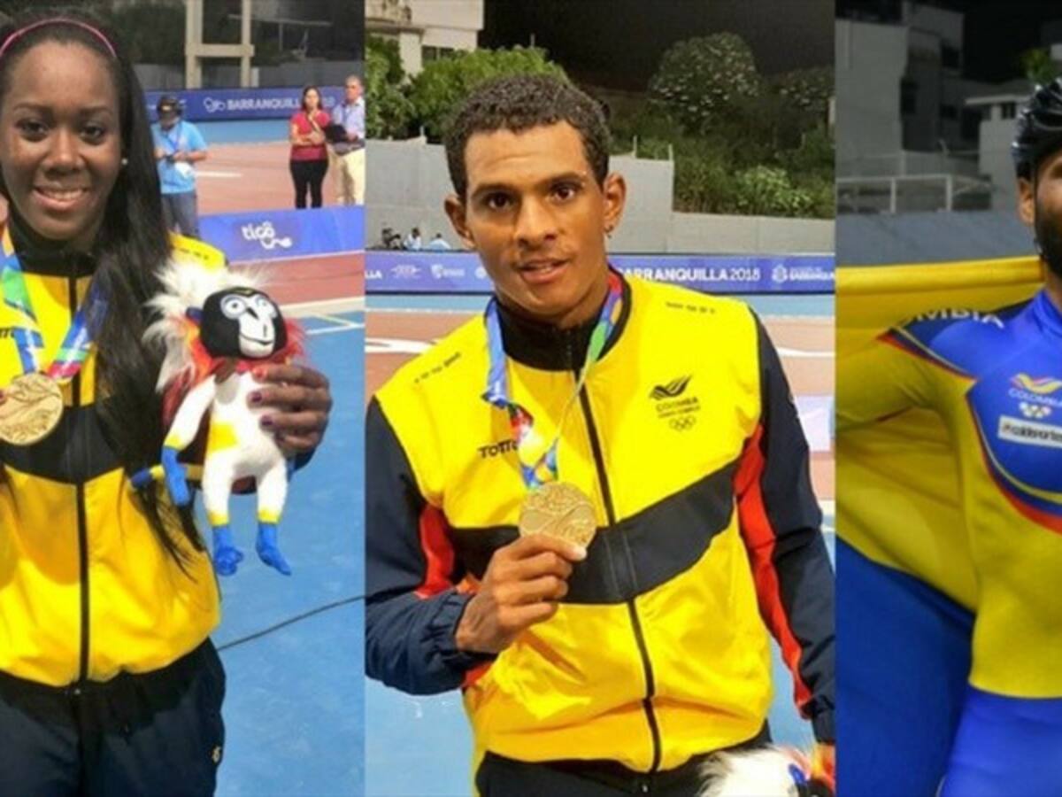 Viveros, Estrada y Cuajavante le dan oros a Colombia en patinaje