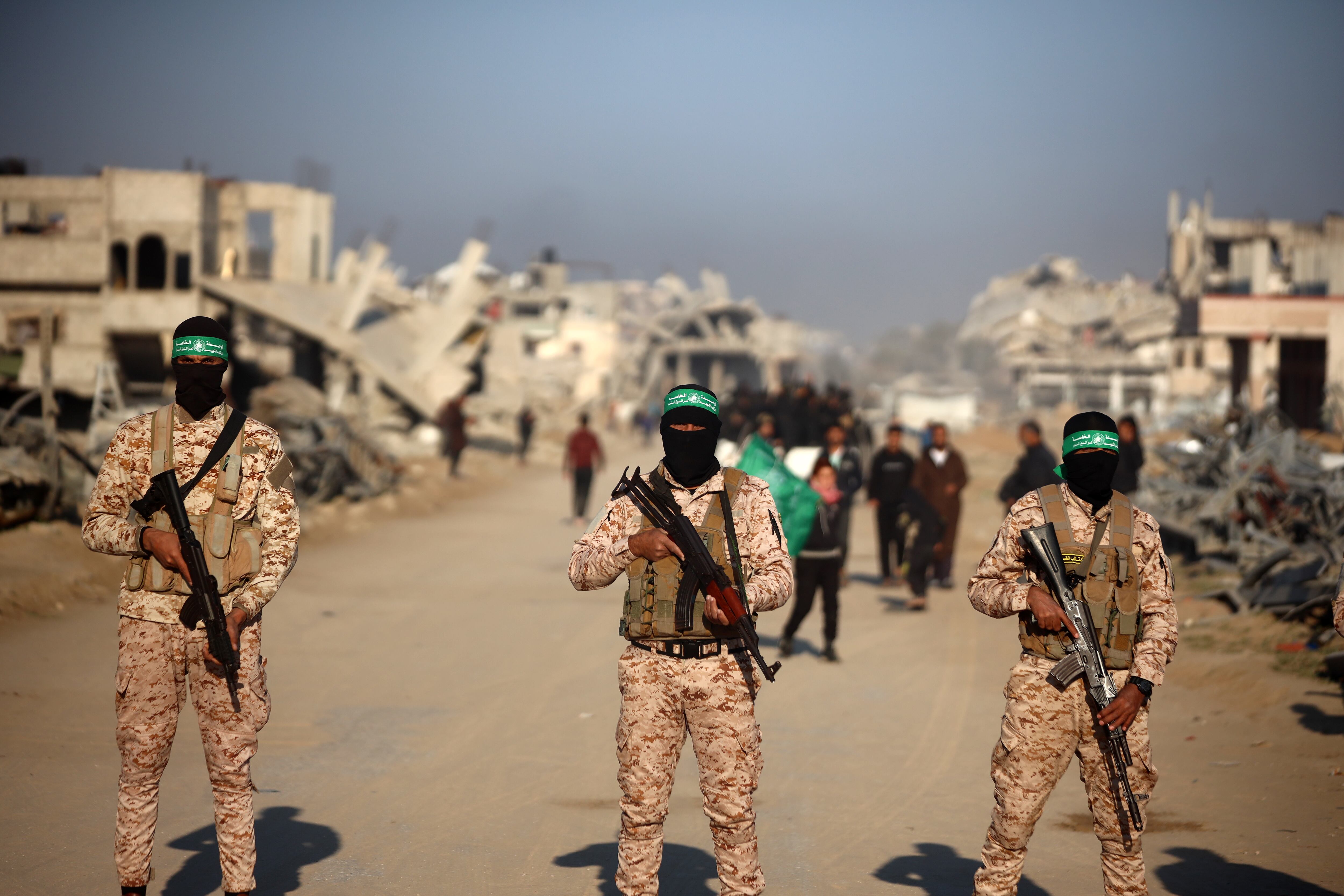 Soldado de Hamas. Foto: Majdi Fathi/NurPhoto via Getty Images