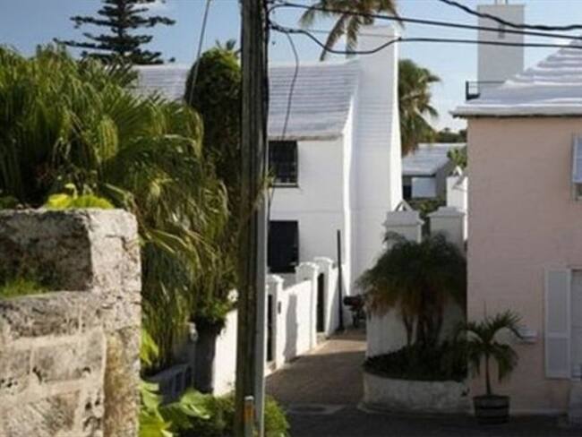 Los techos de cal escalonados son bonitos y además útiles.. Foto: BBC Mundo