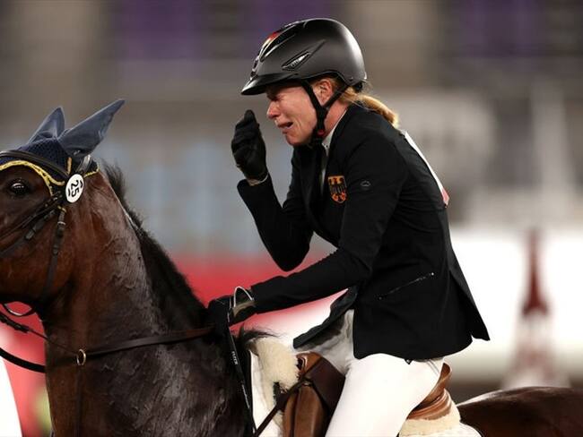 Descalifican de Tokio 2020 con tarjeta negra a la alemana Annika Schleu. Foto: Getty Images