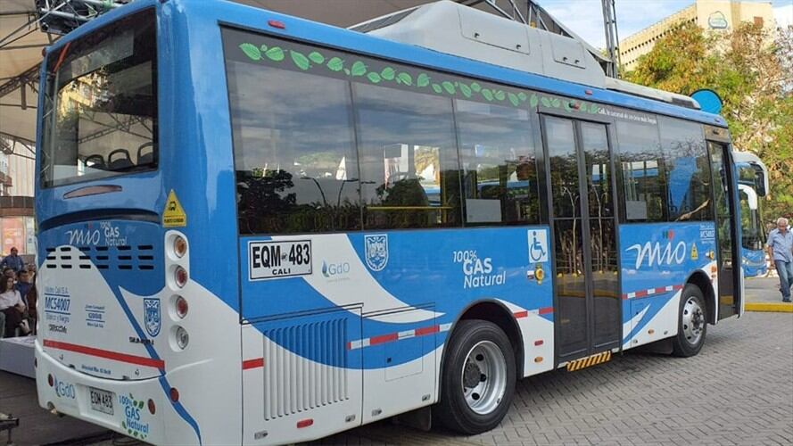 Buses “ecoamigables” llegaron a Cali para reforzar la flota del MIO . Foto: Erika Rebolledo