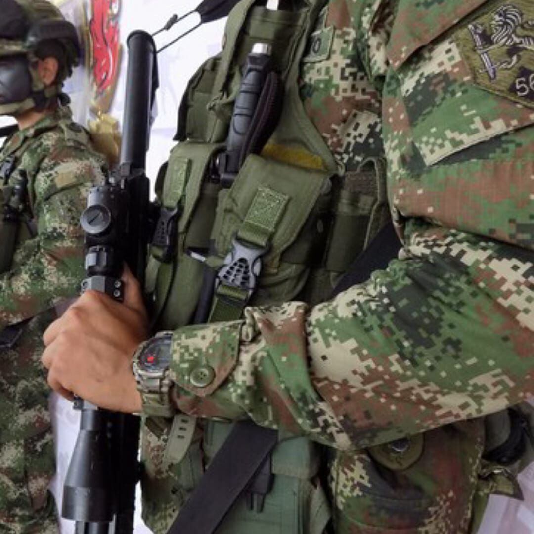 Las acciones de las tropas se desarrollaron en la vereda El Descanso de Corinto, Cauca. Crédito: Colprensa.