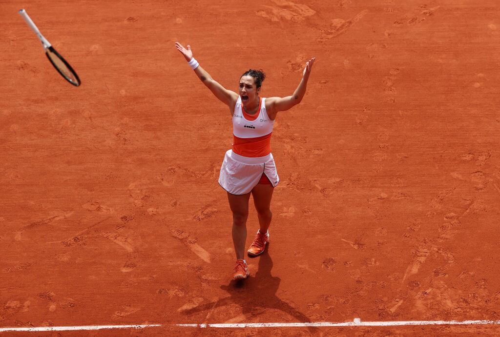 La italiana Trevisan, primera semifinalista de Roland Garros. Foto: Getty Images