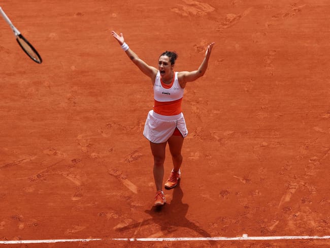 La italiana Trevisan, primera semifinalista de Roland Garros. Foto: Getty Images