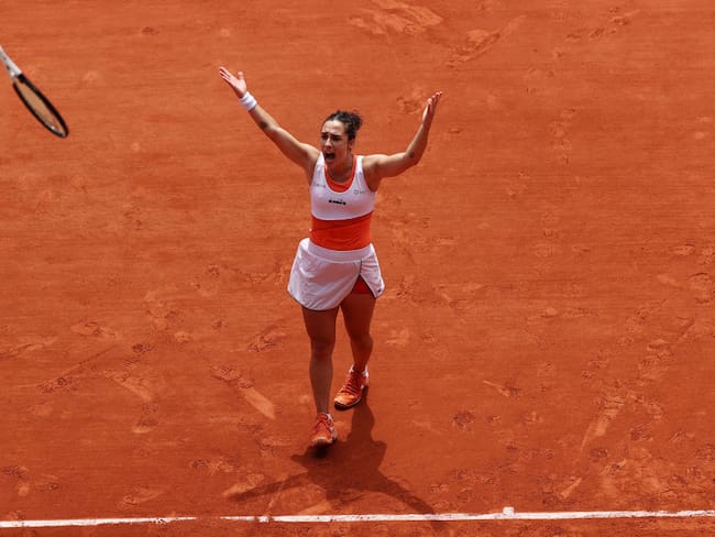 La italiana Trevisan, primera semifinalista de Roland Garros. Foto: Getty Images