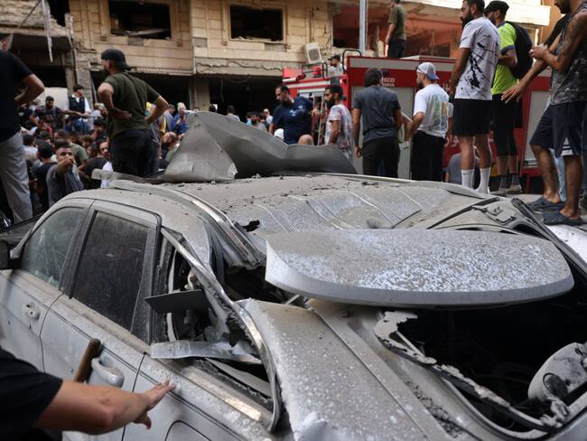 Bombardeos en el Líbano. I Foto: ANWAR AMRO/AFP via Getty Images)