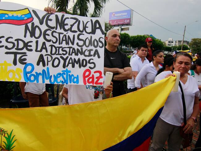 Venezolanos en Cúcuta. / EFE/ Mario Caicedo.