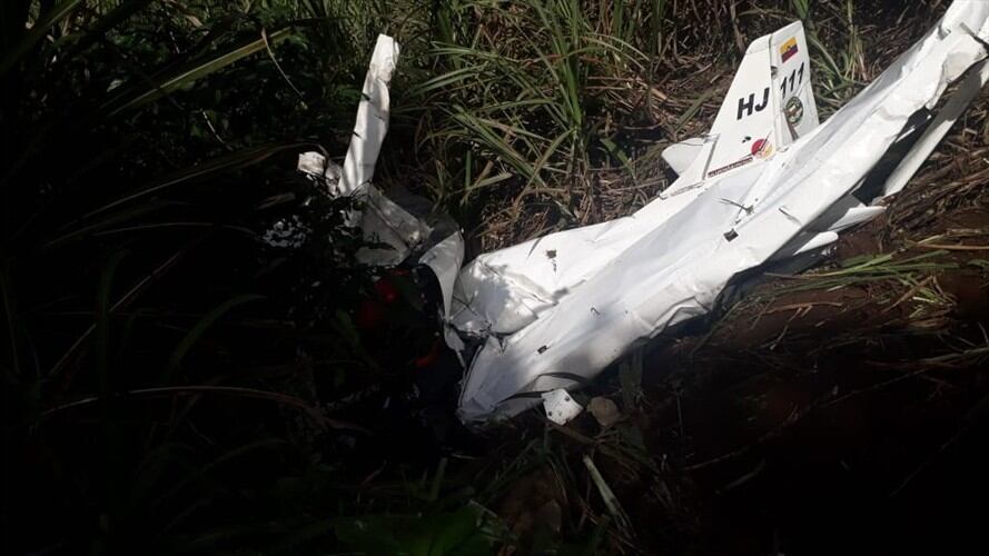 El accidente se presentó sobre el medio día de este miércoles en la vereda San Lázaro, municipio de Frontino en Antioquia.. Foto: Aerocivíl