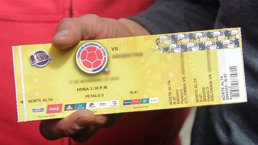 Reventa de boletas para el Mundial Rusia 2018. Foto: Colprensa