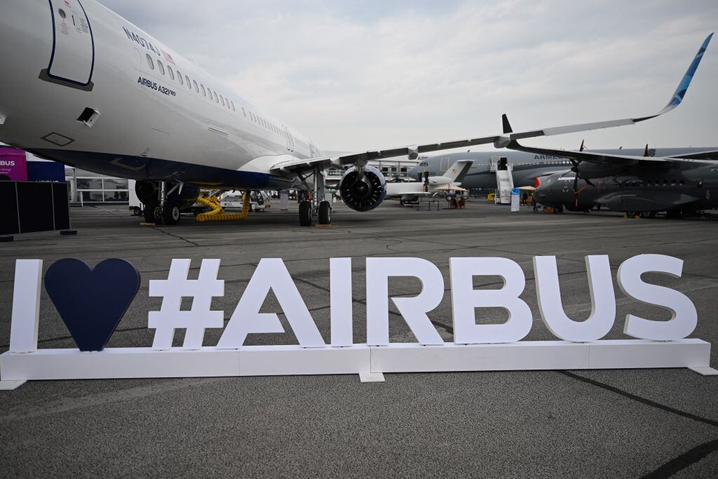 Arrancó el Salón Aeronáutico en Le Bourget, Francia: Foto: EMMANUEL DUNAND/AFP via Getty Images.