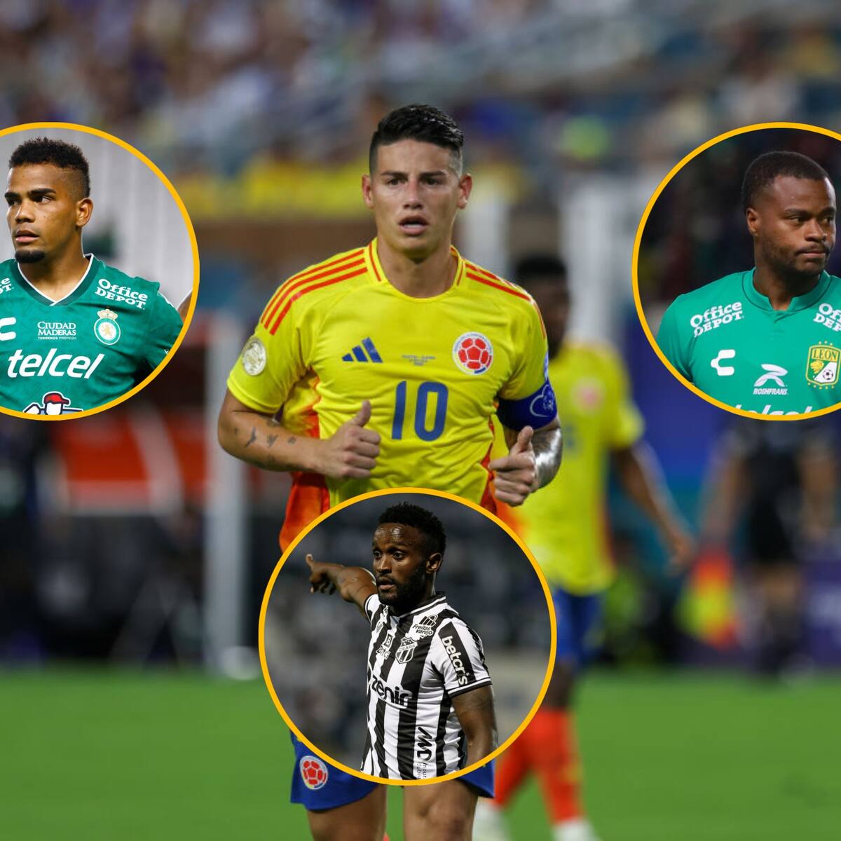 ‘No estará solo’: estos son los jugadores colombianos con los que James Rodríguez compartirá en León