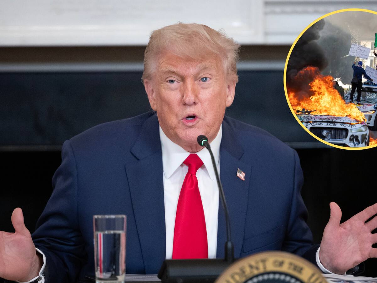 Donald Trump dijo que disturbios de Los Ángeles buscan “prolongar la invasión extranjera” en EE.UU.